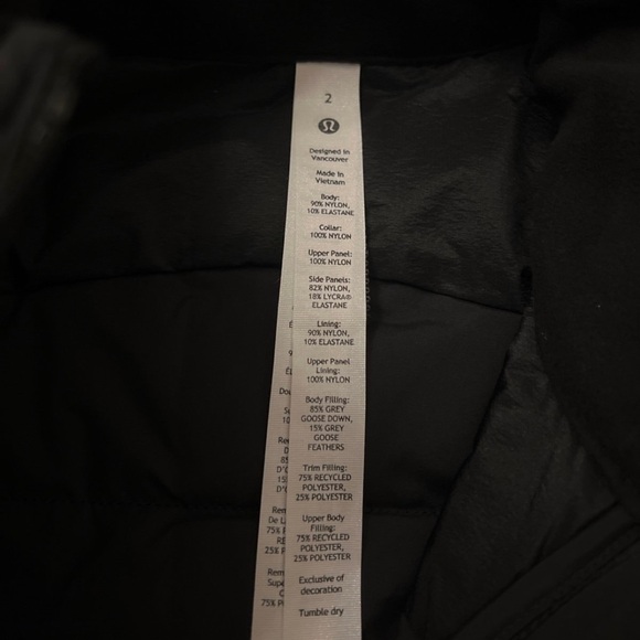 Down for it all Vest in Black, size 2- Only to try on, too small for me. - Picture 3 of 3